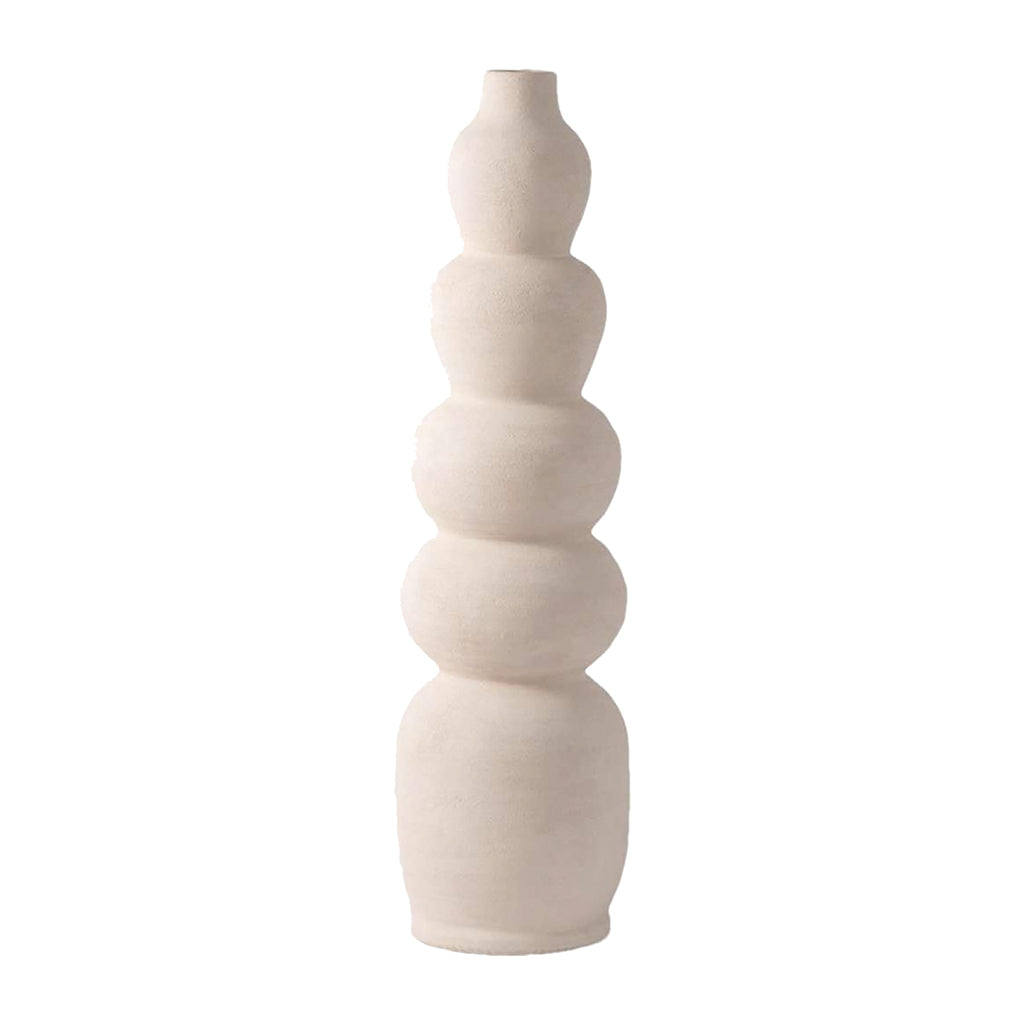 Vase en argile blanc
