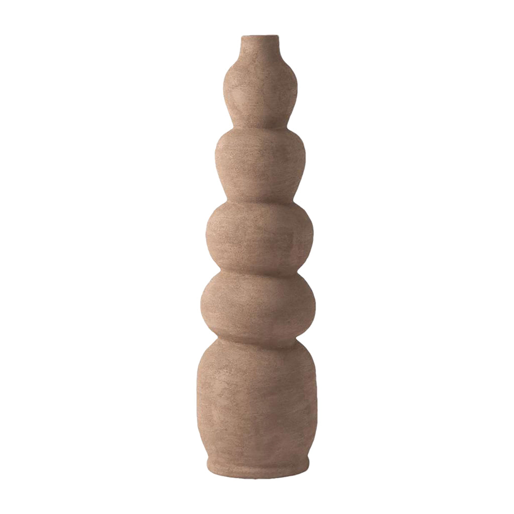 Vase en argile couleur Sable