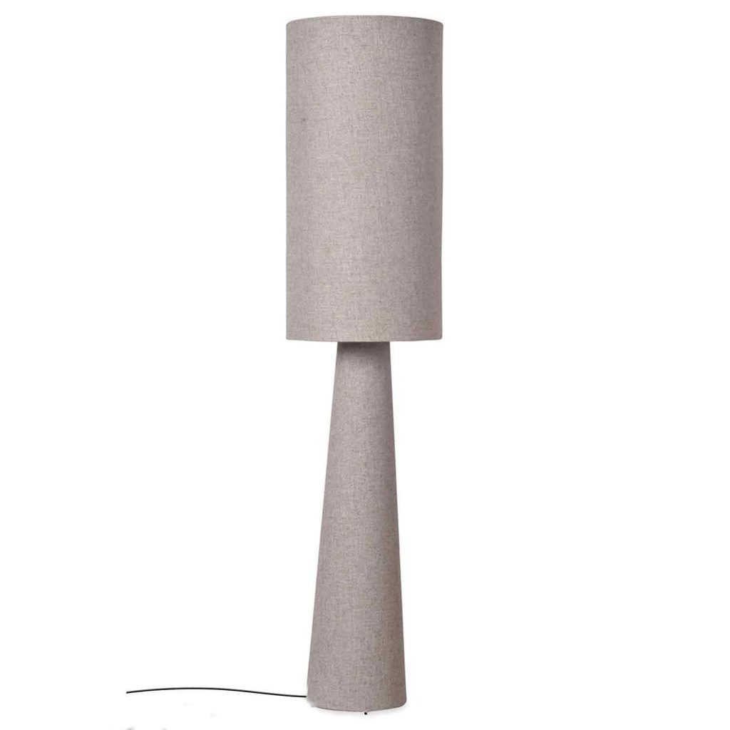 Lampadaire en lin naturel
