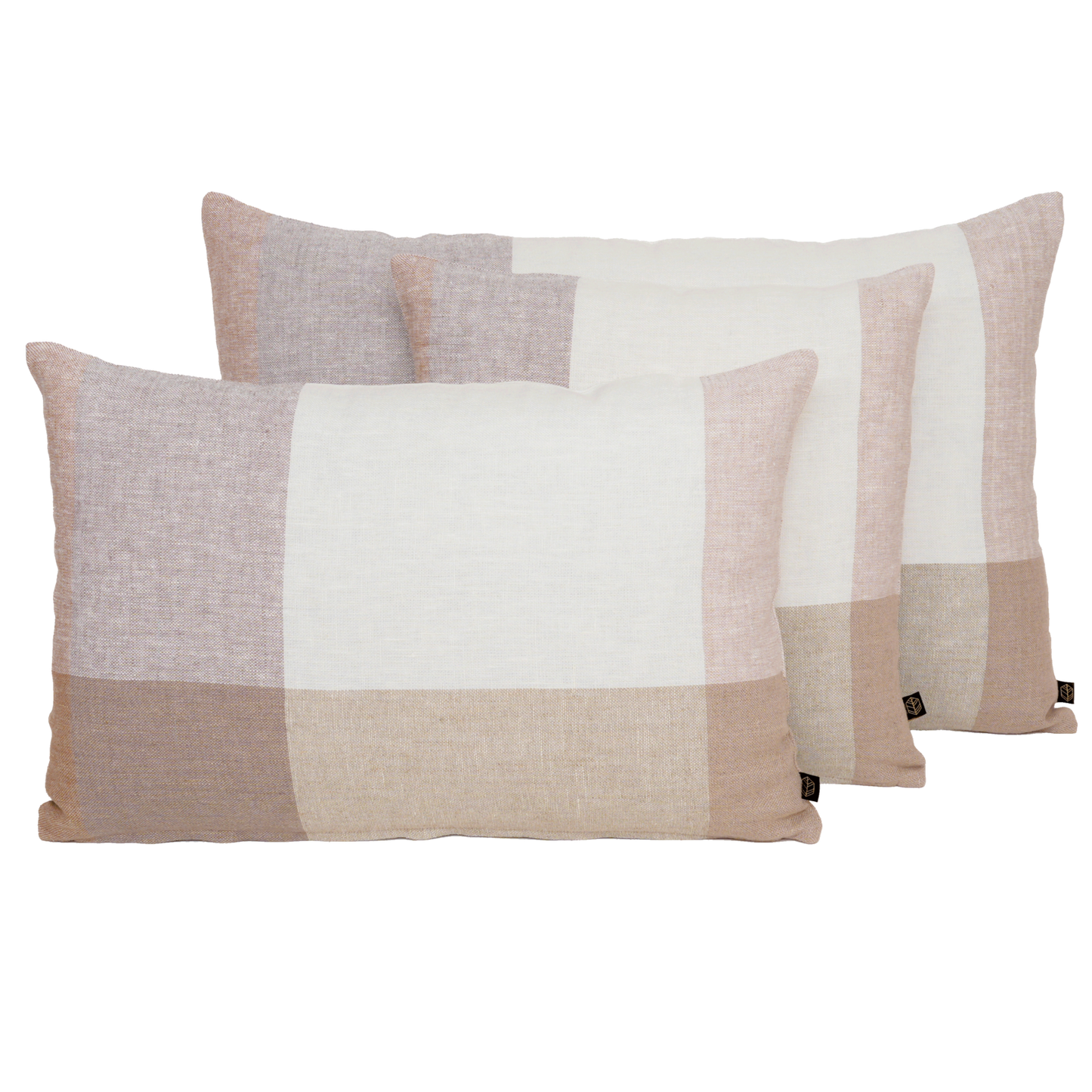coussin en lin pétale
