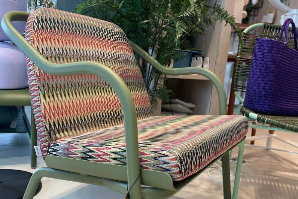 fauteuil bas kaki allure d azur