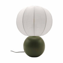 Lampe boule à poser Kaki
