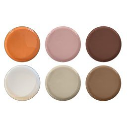 Plateau Rond orange