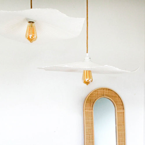 Abat jour suspension en papier mâché - Décoration intérieure | DECOLUCCE