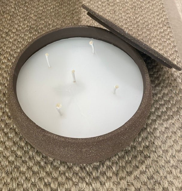 Bougie Extérieure en Granite 5 Mèches - Maison Évidence - Décoration intérieure | DECOLUCCE