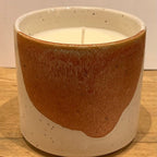 Bougie Parfumée Cannelle Orange - Made in France - Pot Céramique Réutilisable - Décoration intérieure | DECOLUCCE