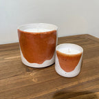 Bougie Parfumée Cannelle Orange - Made in France - Pot Céramique Réutilisable - Décoration intérieure | DECOLUCCE