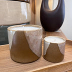 Bougie Parfumée Musc 100gr Made in France - Pot Céramique Réutilisable - Décoration intérieure | DECOLUCCE