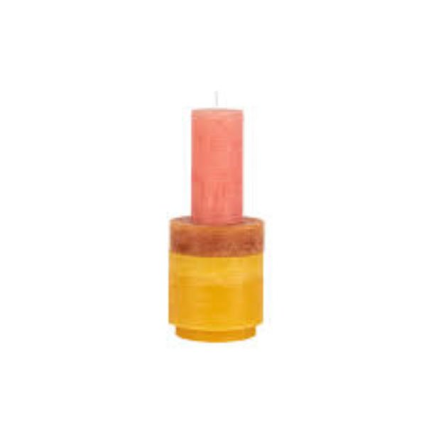 Bougie Stack 02 Jaune – Ensemble de 3 Bougies Design | Stan Editions - Décoration intérieure | DECOLUCCE