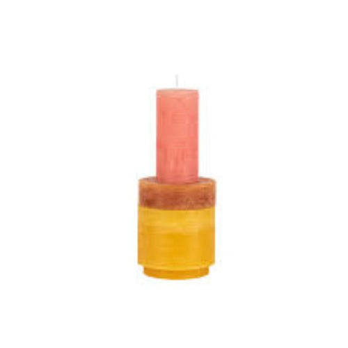 Bougie Stack 02 Jaune – Ensemble de 3 Bougies Design | Stan Editions - Décoration intérieure | DECOLUCCE