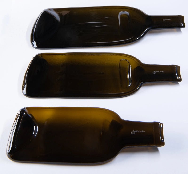 Planche apéro en verre upcyclé Ocre – Fabriquée en France | Made in France - Décoration intérieure | DECOLUCCE