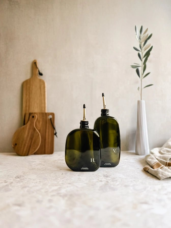 Bouteille à Huile - Les Flacons de l'Apothicaire - Décoration intérieure | DECOLUCCE By Hanna