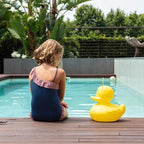 Canard flottant lumineux jaune 