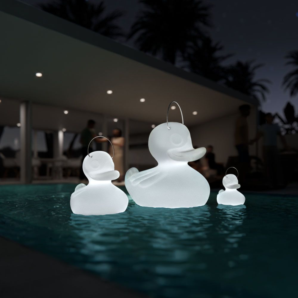 Canard lumineux Blanc les 3 