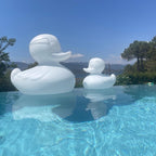 Lampe Canard Flottant Lumineux LED Blanc XL - Décoration intérieure | DECOLUCCE By Hanna