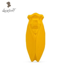 Cigale en céramique Jaune Soleil faite main en France – Décoration murale artisanale - Décoration intérieure | DECOLUCCE