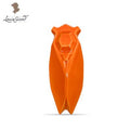 Cigale en céramique Orange faite main en France – Décoration murale artisanale - Décoration intérieure | DECOLUCCE