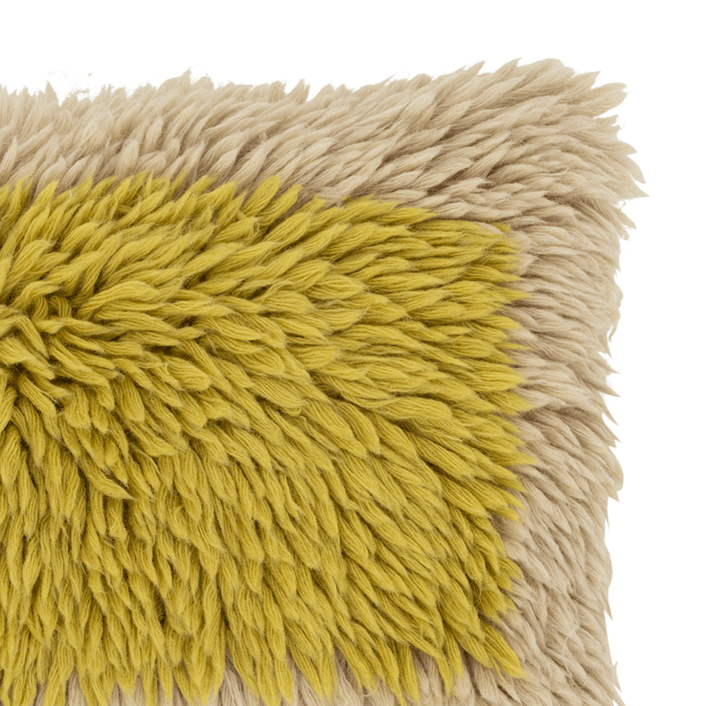 Coussin jaune Urban Nature culture - Décoration intérieure | DECOLUCCE