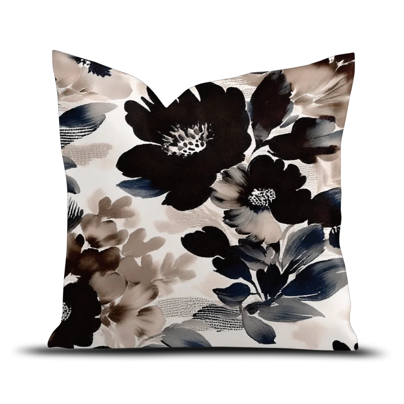 Coussin extérieur Dragor Pôdevache motif floral