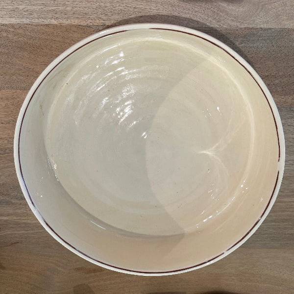 GRAND SALADIER BLANC EN CERAMIQUE 