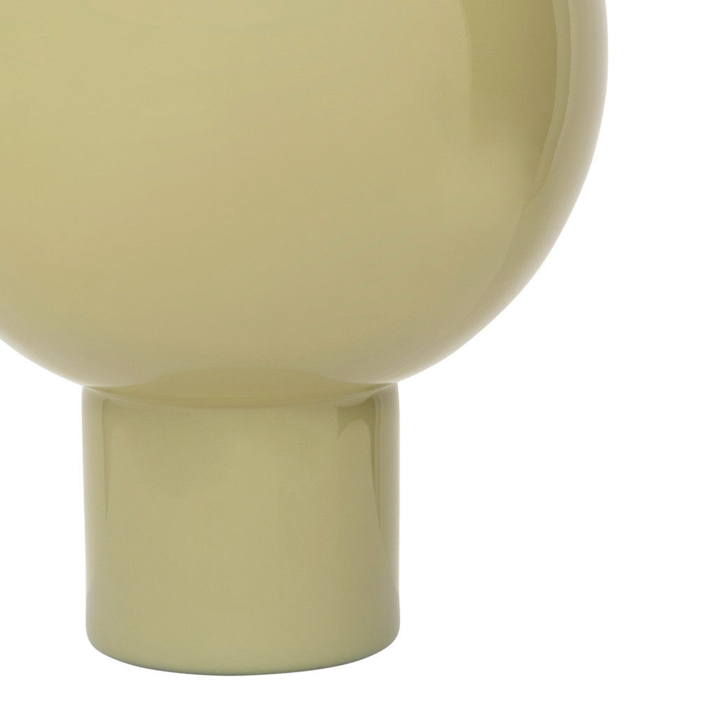 Grand vase rond en verre - élément décoratif pour votre intérieur 