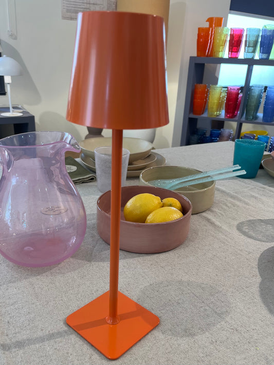 Lampe de Table Led sans fil orange 
