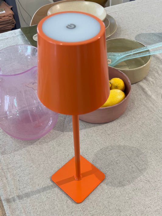 Lampe de table led sans fil Orange