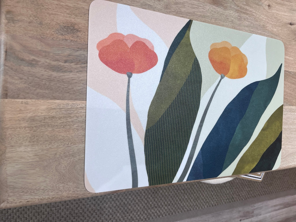 Set de table Fragance en vinyle – Lot de 4 | Fabriqué en Espagne - Décoration intérieure | DECOLUCCE