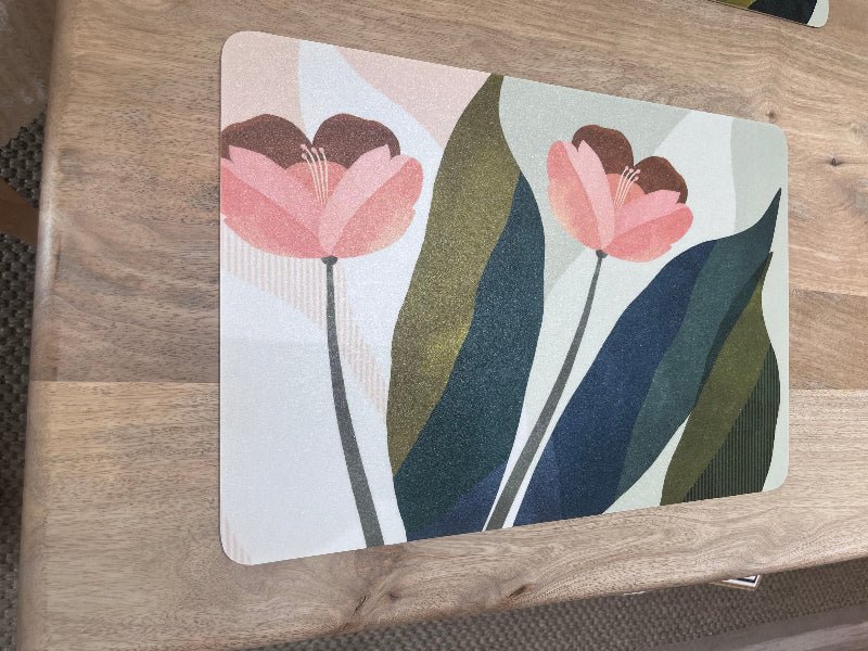Set de table Fragance en vinyle – Lot de 4 | Fabriqué en Espagne - Décoration intérieure | DECOLUCCE