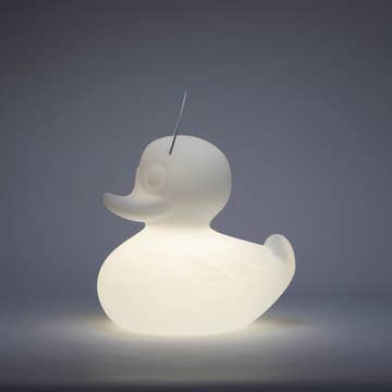 Lampe Canard Flottant Lumineux LED Blanc XL - Décoration intérieure | DECOLUCCE