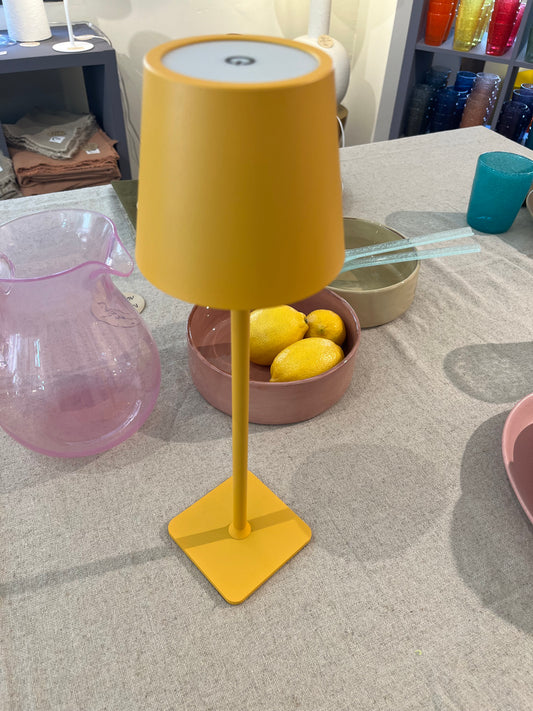Lampe de table Led sans fil Jaune 