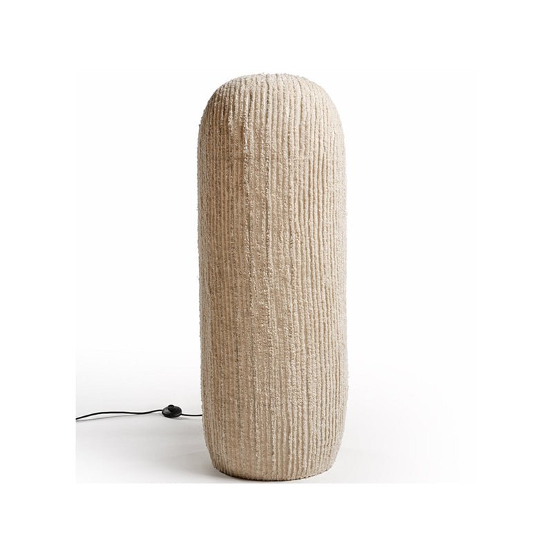 Lampe sur pied Sola en coton naturel – Lampadaire design lumière douce - Décoration intérieure | DECOLUCCE