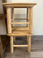 Tabouret en bois (vendu par 2) - Décoration intérieure | DECOLUCCE