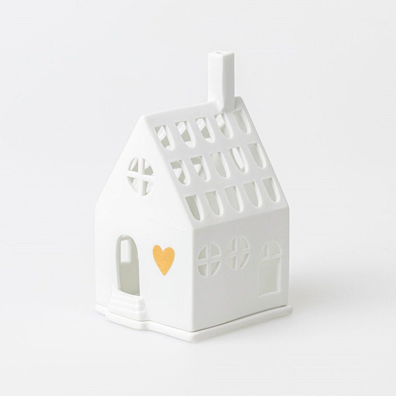 Maison Lumineuse en porcelaine pour Noël - Décoration intérieure | DECOLUCCE