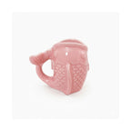 Mug NEMO Rose Bazardeluxe en céramique émaillée avec décor poisson en relief.