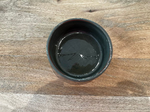 PETIT RAMEQUIN EN CERAMIQUE GRIS 