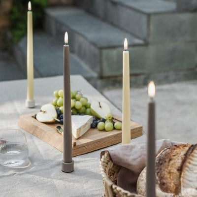 Bougie LED Beige Uyuni (Lot de 2) - Décoration intérieure | DECOLUCCE
