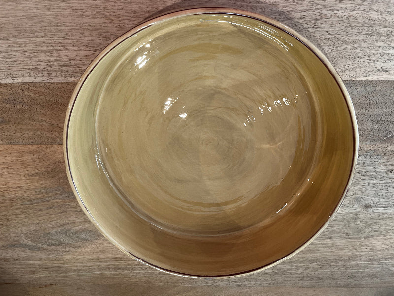 PLAT EN CERAMIQUE BEIGE 