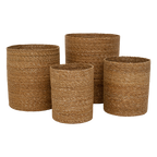 Paniers en herbier marin, pour les chambres et salle de bain, pratique et design 