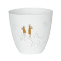 Photophore Ange en Porcelaine Fine Grand Modèle - Décoration Noël Lumineuse - Décoration intérieure | DECOLUCCE