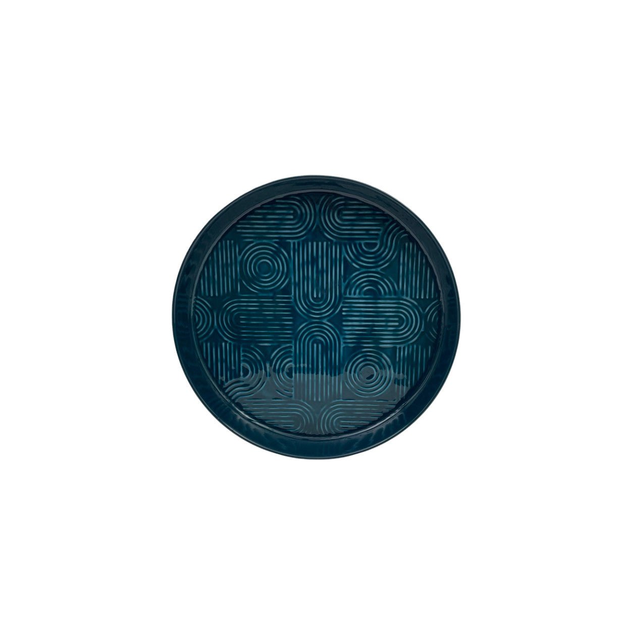 Plateau Molitor Bleu Ardoise M – Bazardeluxe - Décoration intérieure | DECOLUCCE By Hanna
