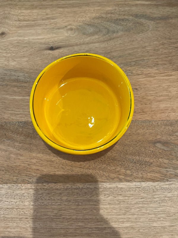 Plat en Céramique Artisanal JAUNE - Fabrication Française - Décoration intérieure | DECOLUCCE