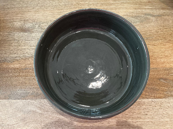 RAMEQUIN  EN CERAMIQUE GRIS 