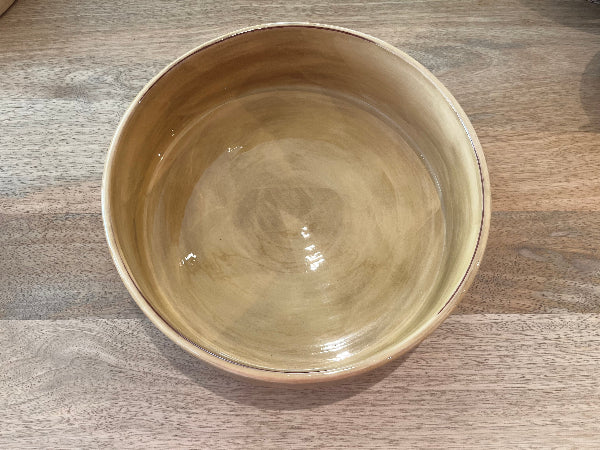 SALADIER EN CERAMQUE BEIGE 