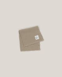 La serviette de table en lin brut Naturel ( pack de 6)