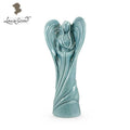L’Ange – Sculpture en Faïence Artisanale Bleu ardoise | Faïences Louis Sicard - Décoration intérieure | DECOLUCCE