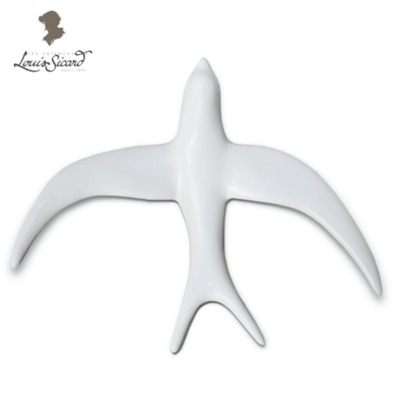 Martinelle – Sculpture en Faïence Blanc Mat | Louis Sicard - Décoration intérieure | DECOLUCCE