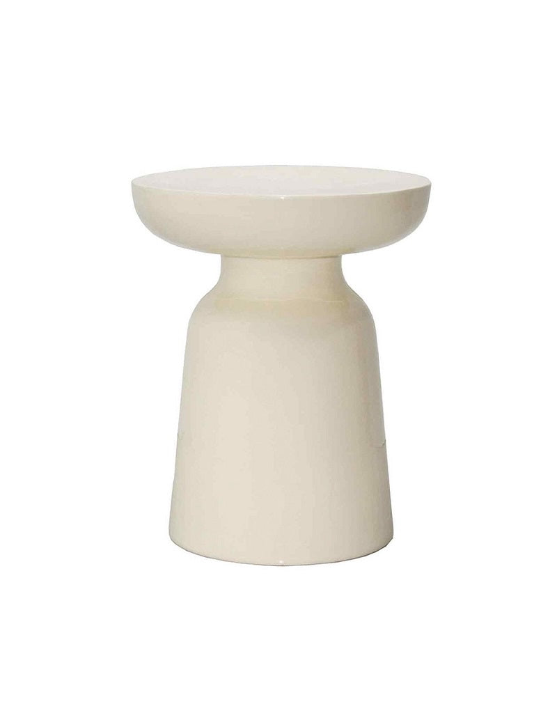 Table d'appoint écru 