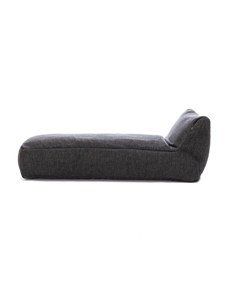 Transat extérieur design Dotty Anthracite – Chaise longue premium – Roolf Living