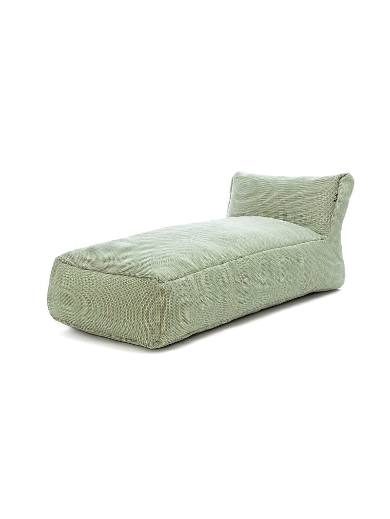 Transat extérieur design Dotty Lime – Chaise longue premium – Roolf Living